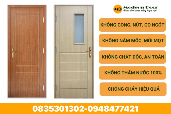 Cửa nhựa vân gỗ – Những câu hỏi thường gặp về cửa vân gỗ ABS!