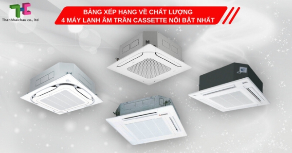 Gợi ý 3 sản phẩm máy lạnh âm trần cassette chất lượng tốt nên mua