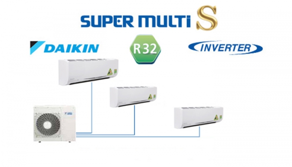 Máy lạnh Multi Inverter làm lạnh không gian nhiều phòng cùng lúc