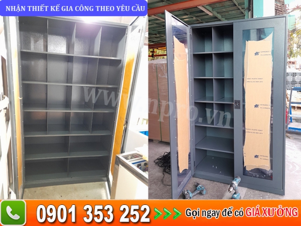 Tủ dụng cụ 2 cánh 20 ngăn - Tủ chứa dụng cụ thiết bị cơ khí