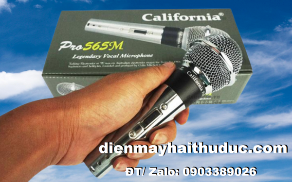 Micro có dây California Pro 565M chính hãng Nguyễn Hoàng Audio