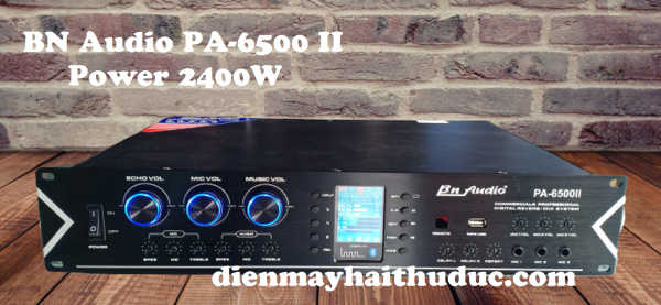 Cục đẩy liền vang BN Audio PA-6500 II đến từ Hàn Quốc