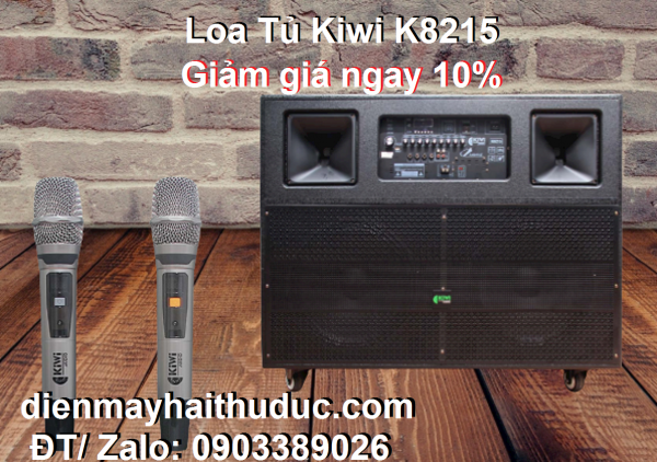 Loa tủ khổng lồ Kiwi K8215 kích thước hoành tráng, công suất khủng