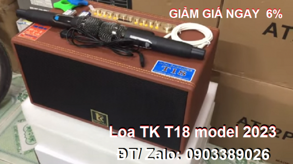 Loa xách tay TK T18 model 2023 công suất đến 150W