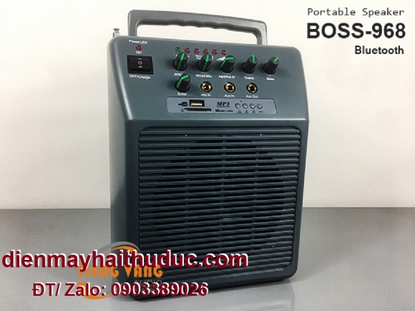 Máy trợ giảng loa lớn Boss-986 kèm 3 Micro không dây