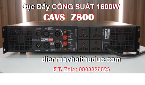 Cục đẩy công suất 1600W CAVS Z800 chính hãng Nhật Hoàng Audio