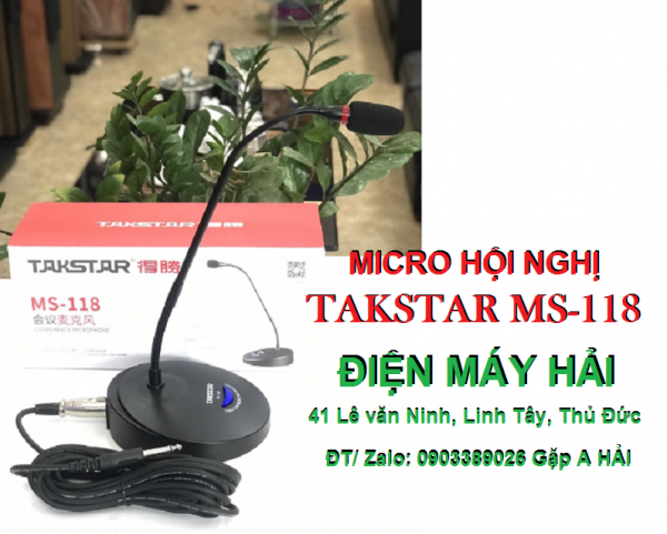 Micro hội nghị Takstar MS-118 hàng chính hãng 100%