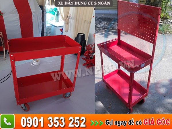 Xe đẩy đựng đồ nghề cao cấp - Xe đẩy 2 ngăn, 3 ngăn, 5 ngăn