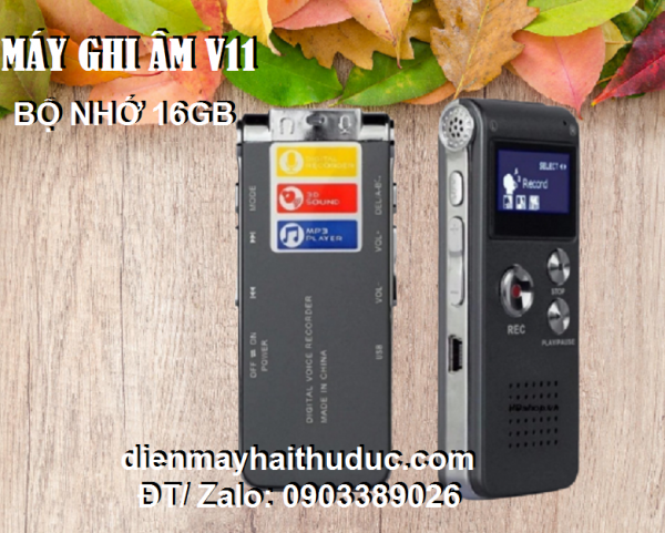 Máy ghi âm AK-012/V11 bộ nhớ 16Gb giá chỉ có 790K