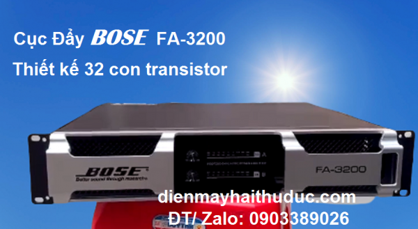 Cục đẩy Bose FA-3200 thiết kế 32 con công suất 2400 đến 4400Watt