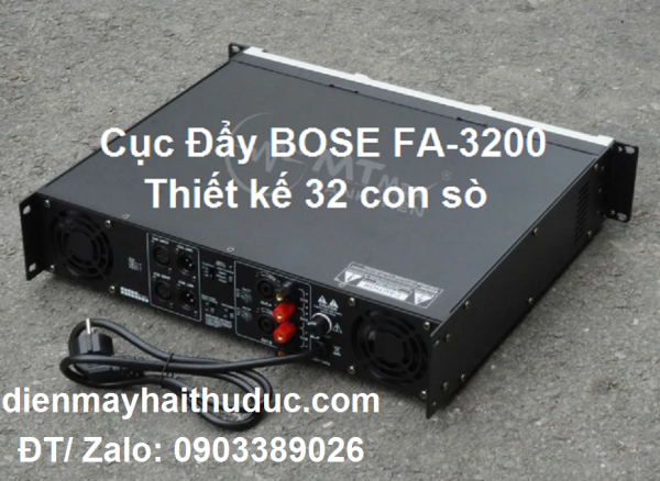 Cục đẩy Bose FA-3200 thiết kế 32 con công suất 2400 đến 4400Watt