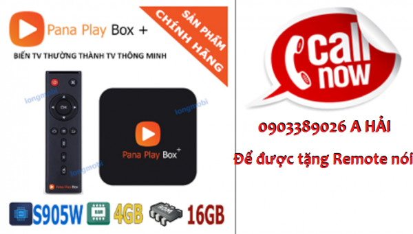 Đầu Pana Play Box+ 4K không thua bất cứ đầu Android nào trên thị trường