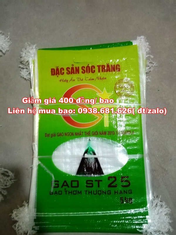 100 mẫu bao gạo đang bán chạy trên thị trường