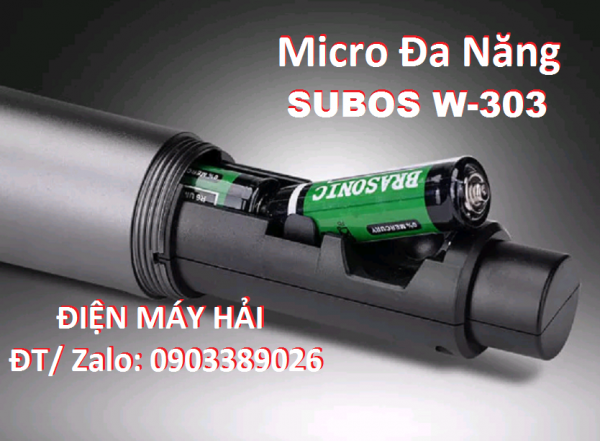 Micro Subos W-303 chuyên trị hú rít Karaoke