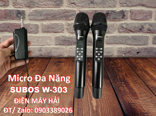 Micro Subos W-303 chuyên trị hú rít Karaoke