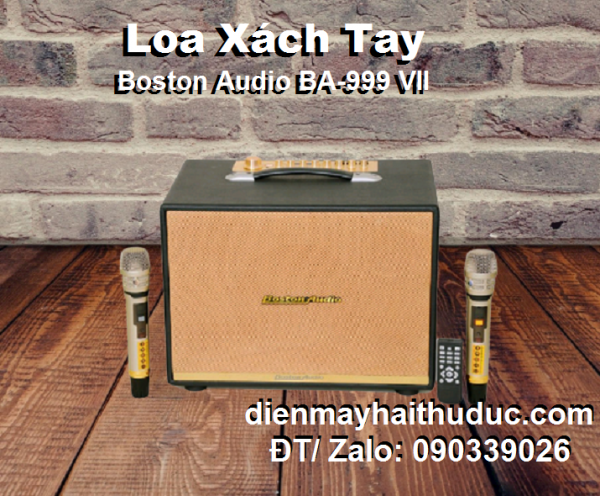 Loa xách tay Boston Audio BA-9999 VII hàng xịn chính hãng 100%