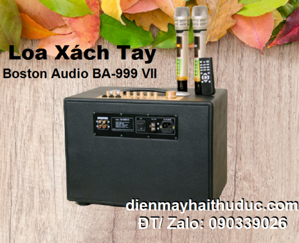 Loa xách tay Boston Audio BA-9999 VII hàng xịn chính hãng 100%