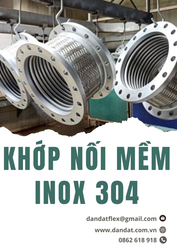 Khớp Nối Mềm Inox Mặt Bích | Khớp Nối Mềm Nối Ren | Khớp Chống Rung Kim Loại | Ống Khói Máy Phát Điện