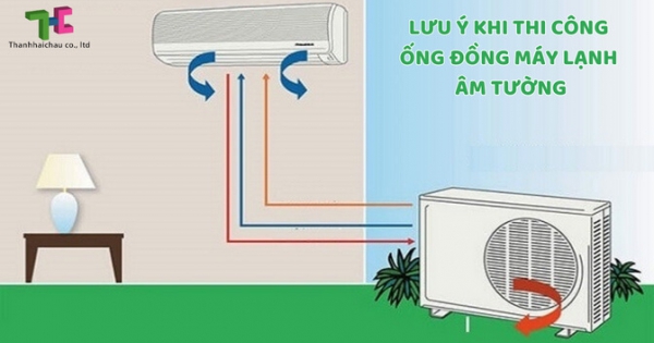 Nhà thầu số 1 TPHCM chuyên thi công ống đồng máy lạnh âm tường