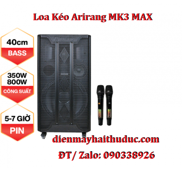 Loa kéo Arirang MK3 MAX công suất khủng chơi cho không gian lớn