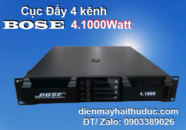 Cục đẩy 4 kênh Bose 4.1000 công suất đạt 4000Watt