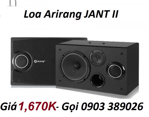 Loa Karaoke Arirang Jant II bảo hành toàn quốc chính hãng