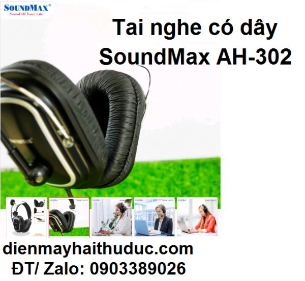 Tai nghe có dây SoundMax AH-302 chính hãng 100%