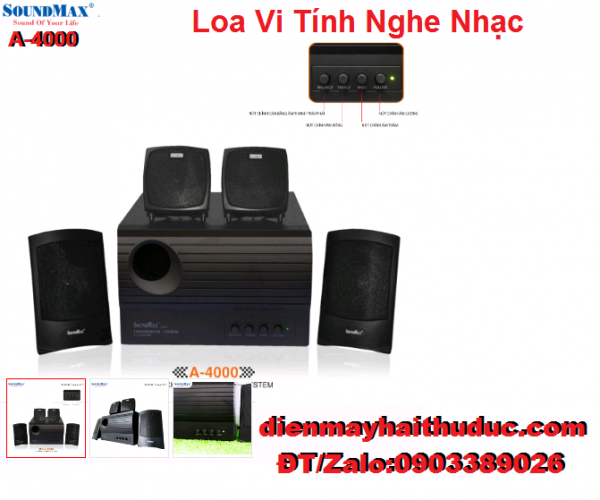 Loa SoundMax A-4000 trên 20 năm nổi tiếng ở thị trường VN