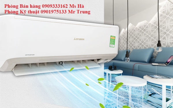 Tận hưởng không khí mát lạnh cùng điều hòa gắn tường Mitsubishi Heavy