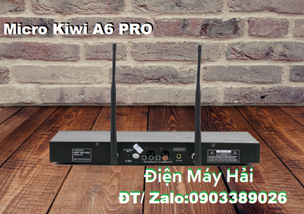 Micro không dây Kiwi A6 PRO hàng chính hãng bảo hành 1 năm