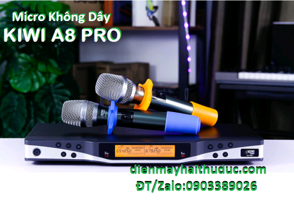 Micro Không Dây KIwi A8 Pro hàng đẳng cấp chính hãng VN