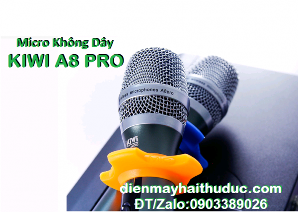 Micro Không Dây KIwi A8 Pro hàng đẳng cấp chính hãng VN