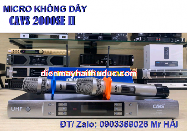 Micro không dây CAVS 2000SE II loại Mic đẳng cấp giá tầm trung