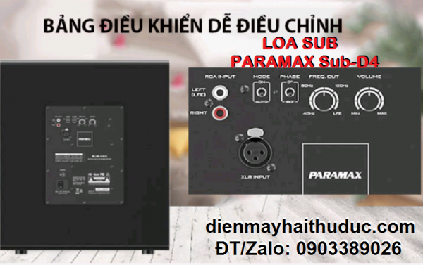 Loa Sub Paramax SUB-D40 giảm giá 12% tại Điện Máy Hải