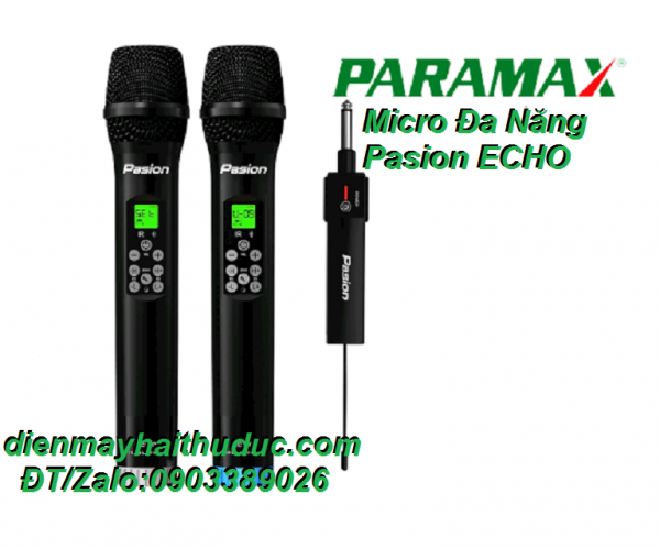 Micro Đa năng Paramax Pasion Echo chỉnh Hú rít trên tay Mic