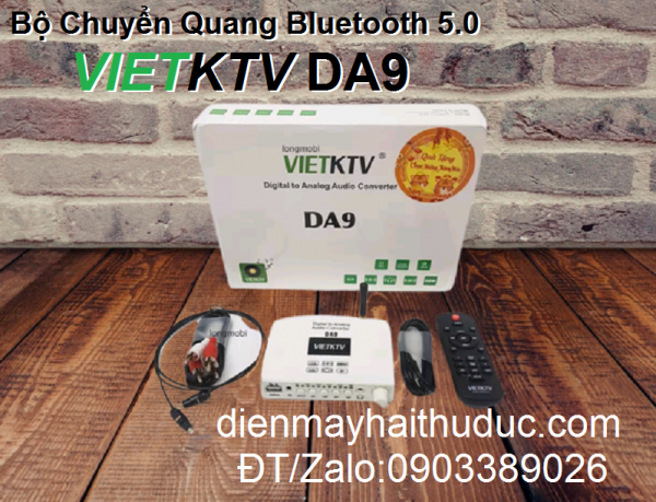 Bộ chuyển Optical VietKTV DA9 Giải mã âm thanh 192K/24Bit