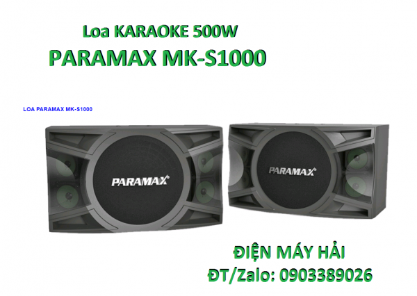 Loa nằm Paramax MK-S1000 giảm thật 20% tại Điện Máy Hải