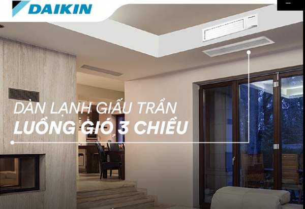 Thông tin chi tiết cho dòng sản phẩm Máy lạnh giấu trần DAIKIN nối ống gió