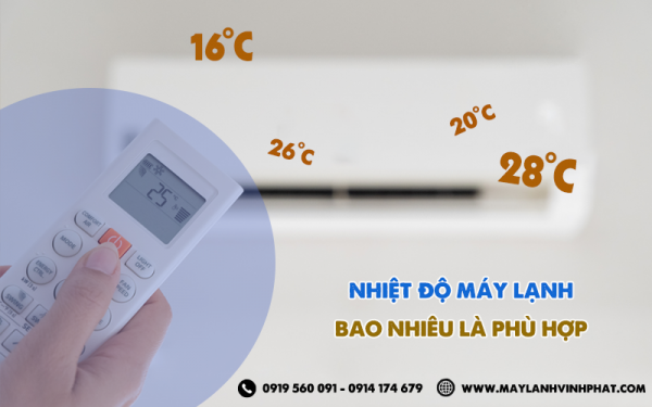 Nhiệt độ hợp lý – thấp nhất – cao nhất của máy lạnh là bao nhiêu?