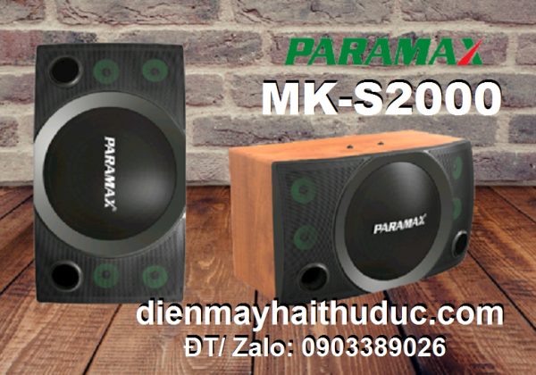 Loa Karaoke 305mm Paramax MK-S2000 giảm giá 20%