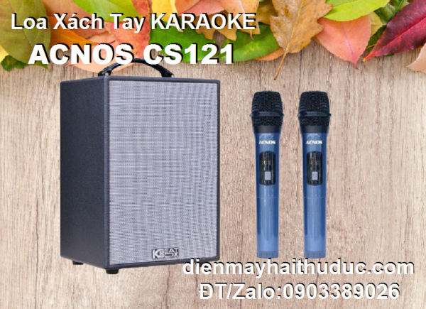 Loa Karaoke xách tay nhỏ gọn Acnos CS121 giảm giá 10%