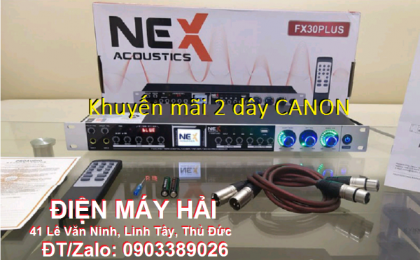 Vang cơ Nex FX30 Plus hỗ trợ Karaoke, Bluetooth, nâng tiếng...