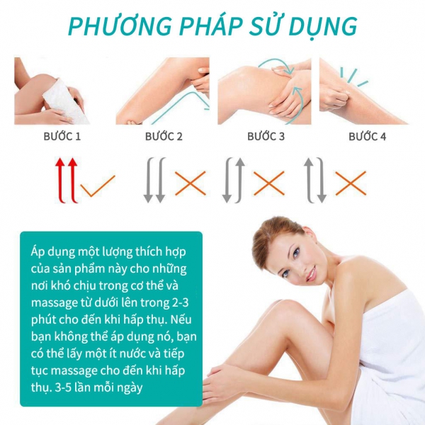 Kem Giảm Suy Giãn Tĩnh Mạch VOVA Giảm Suy Giãn tĩnh mạch, tĩnh mạch nhện, viêm, khô, tuần hoàn kém 30ml