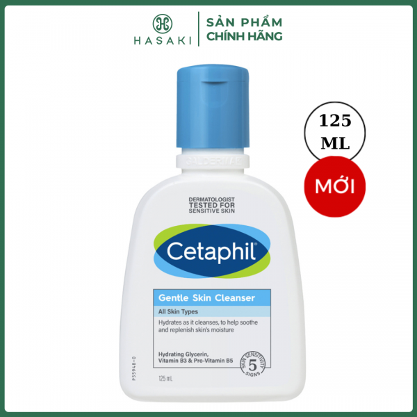 Sữa Rửa Mặt Cetaphil Dịu Nhẹ Không Xà Phòng mẫu mới 500ml, 473ml, 250 ml, 125ml