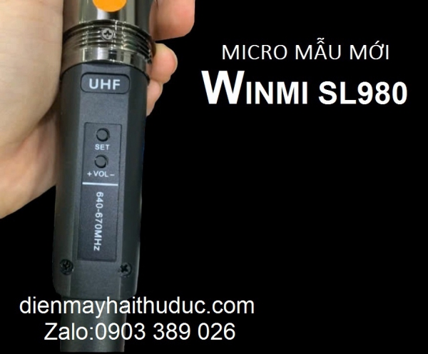 Micro không dây Winmi SL980 và S950 được bán đồng giá