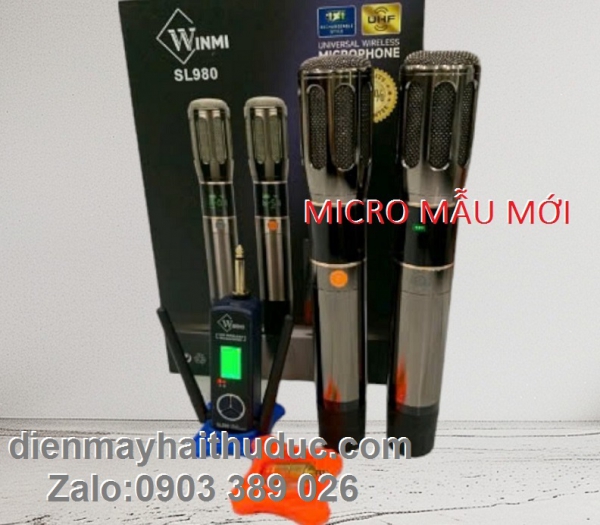 Micro không dây Winmi SL980 và S950 được bán đồng giá