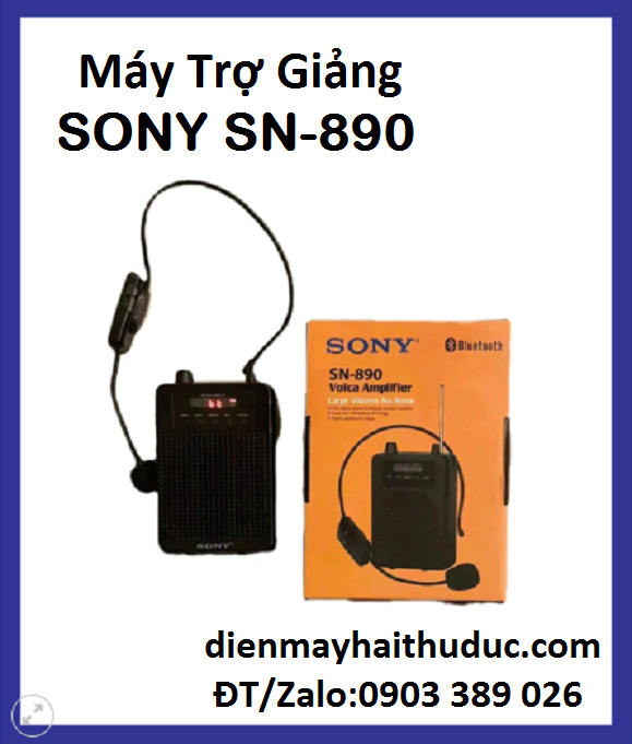 Máy trợ giảng không dây Sony SN890 khuyến mãi mic có dây