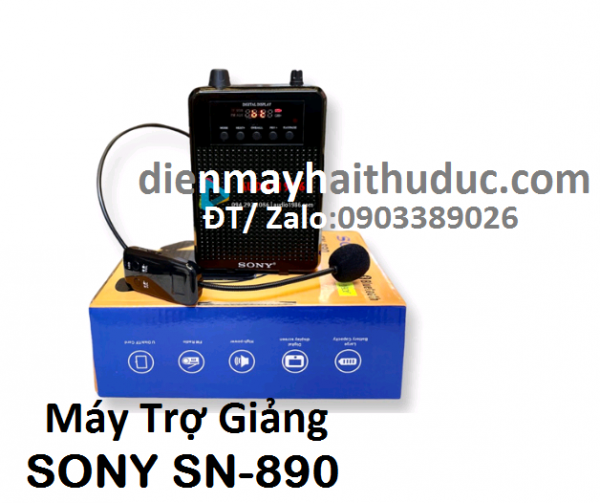 Máy trợ giảng không dây Sony SN890 khuyến mãi mic có dây