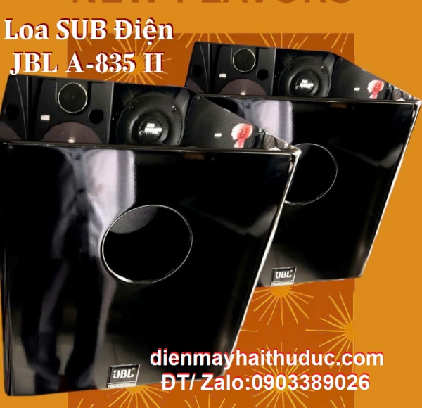 Loa Sub Điện JBL A-835 II công suất 250W với bass 30cm