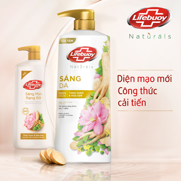 Sữa Tắm Lifebuoy Detox Diệt Khuẩn 800G chiết xuất từ thiên nhiên ngừa mùi cơ thể và sạch sâu khỏi bụi mịn (Chai) (bao bì tùy lô nhập hàng)